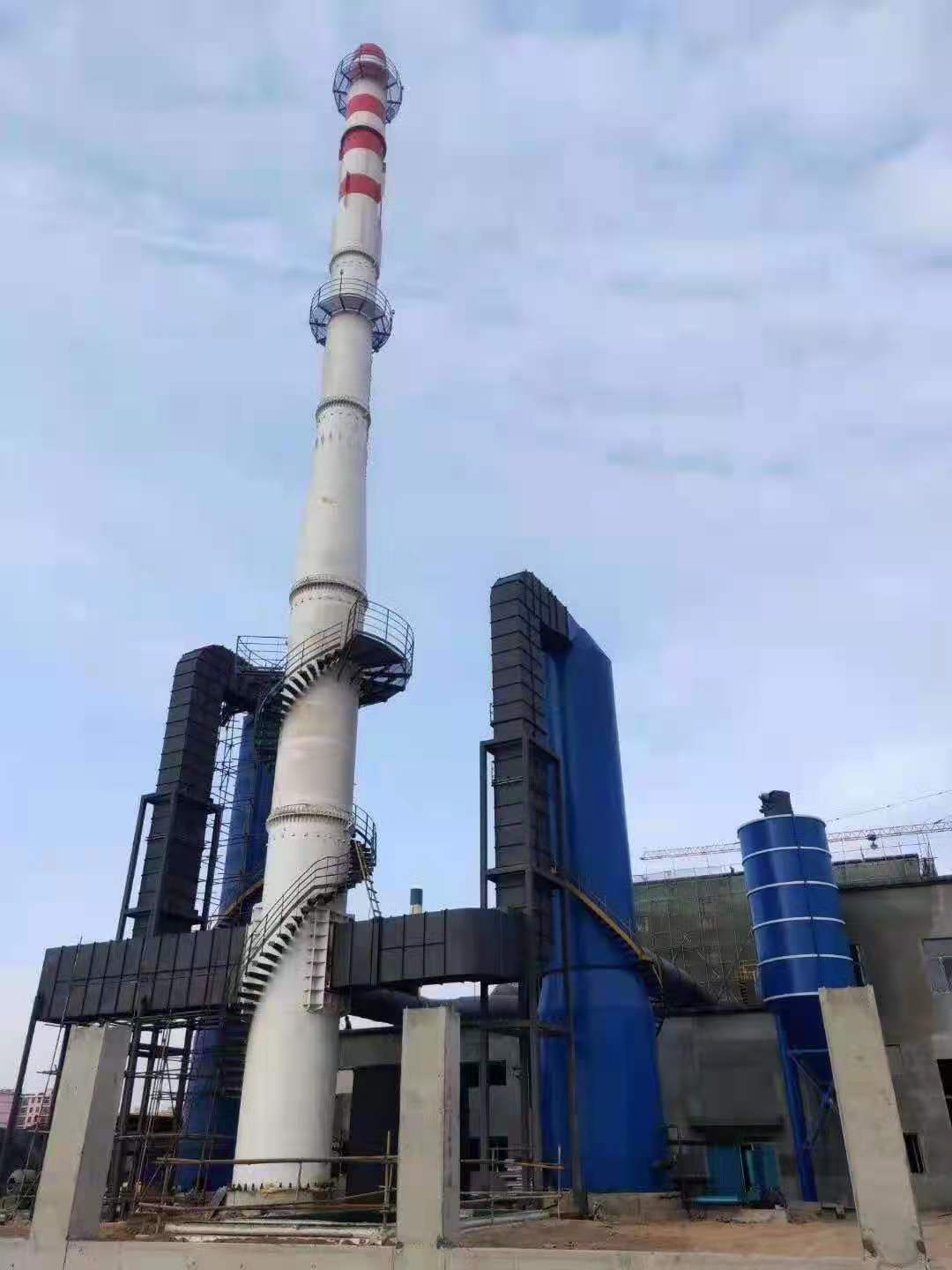 工業(yè)煙囪的除塵方法與流程-陜西藍旭 　
